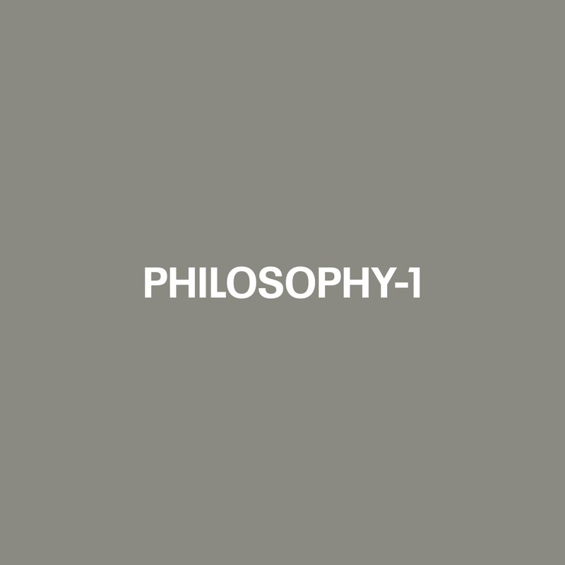 PHILOSOPHY-1 PHILOSOPHY-1